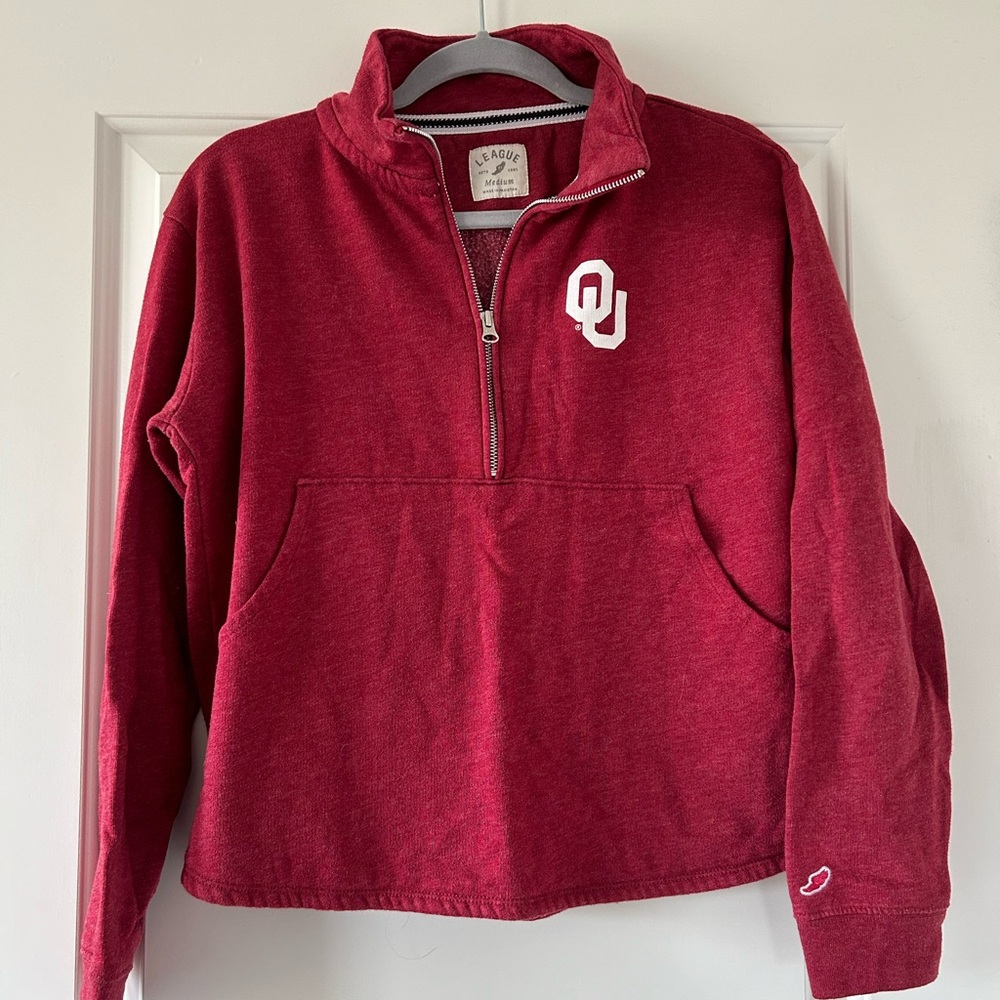 OU Quarter-zip Pullover